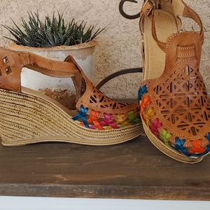 Mexican style 4inch wedge platform